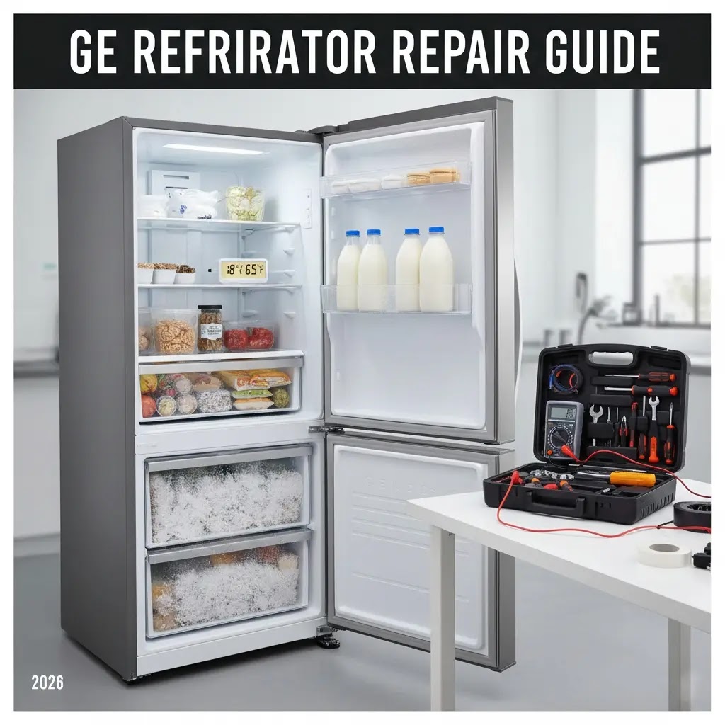 Troubleshooting a GE refrigerator where the freezer is cold but the fridge stays warm.